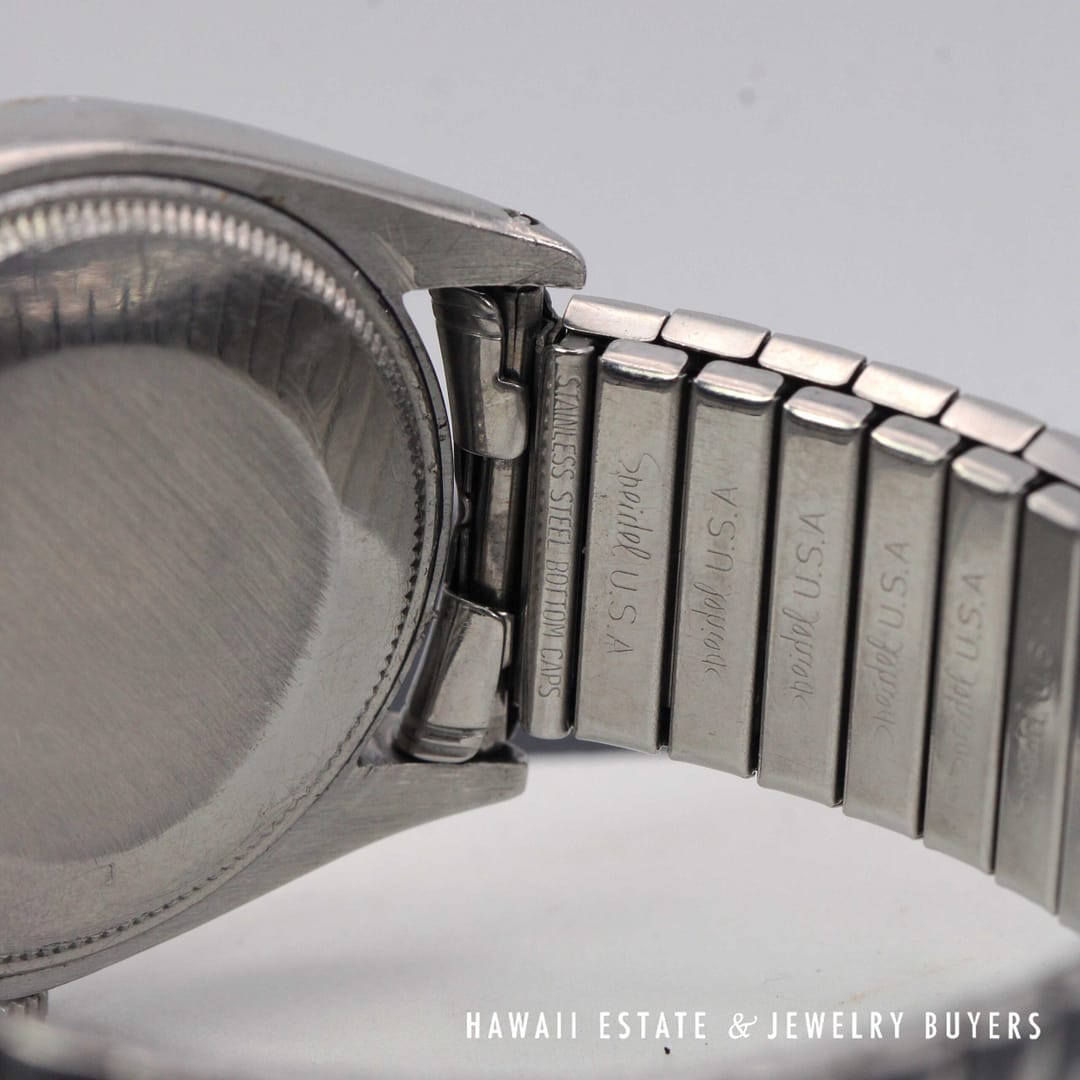 Rolex 34mm Oyster Perpetual Watch Ref 5552 w/ Stretch Band - Image 9