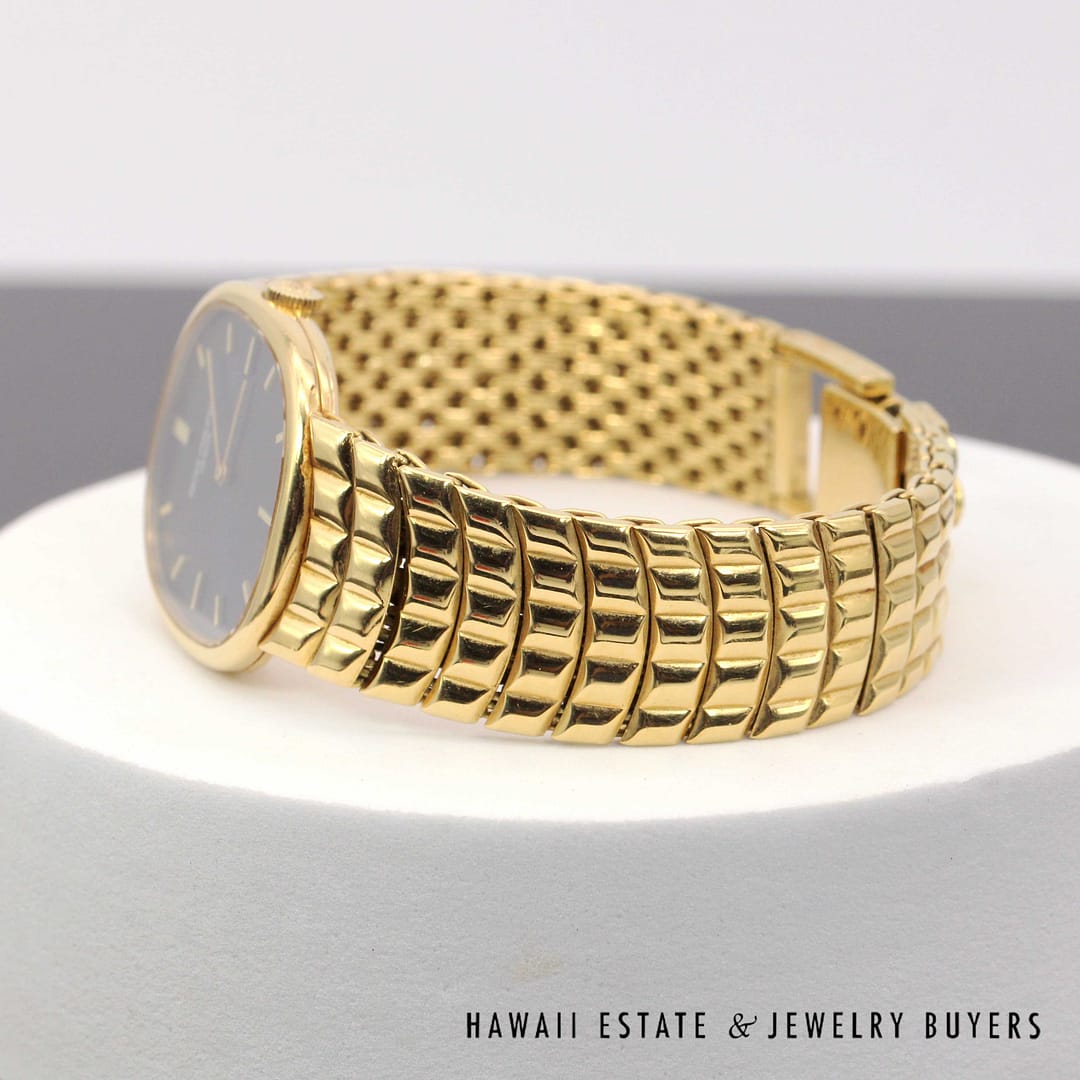 Patek Philippe 3848 Golden Ellipse Gents 18K Yellow Gold Watch Circa 1998 - Image 4