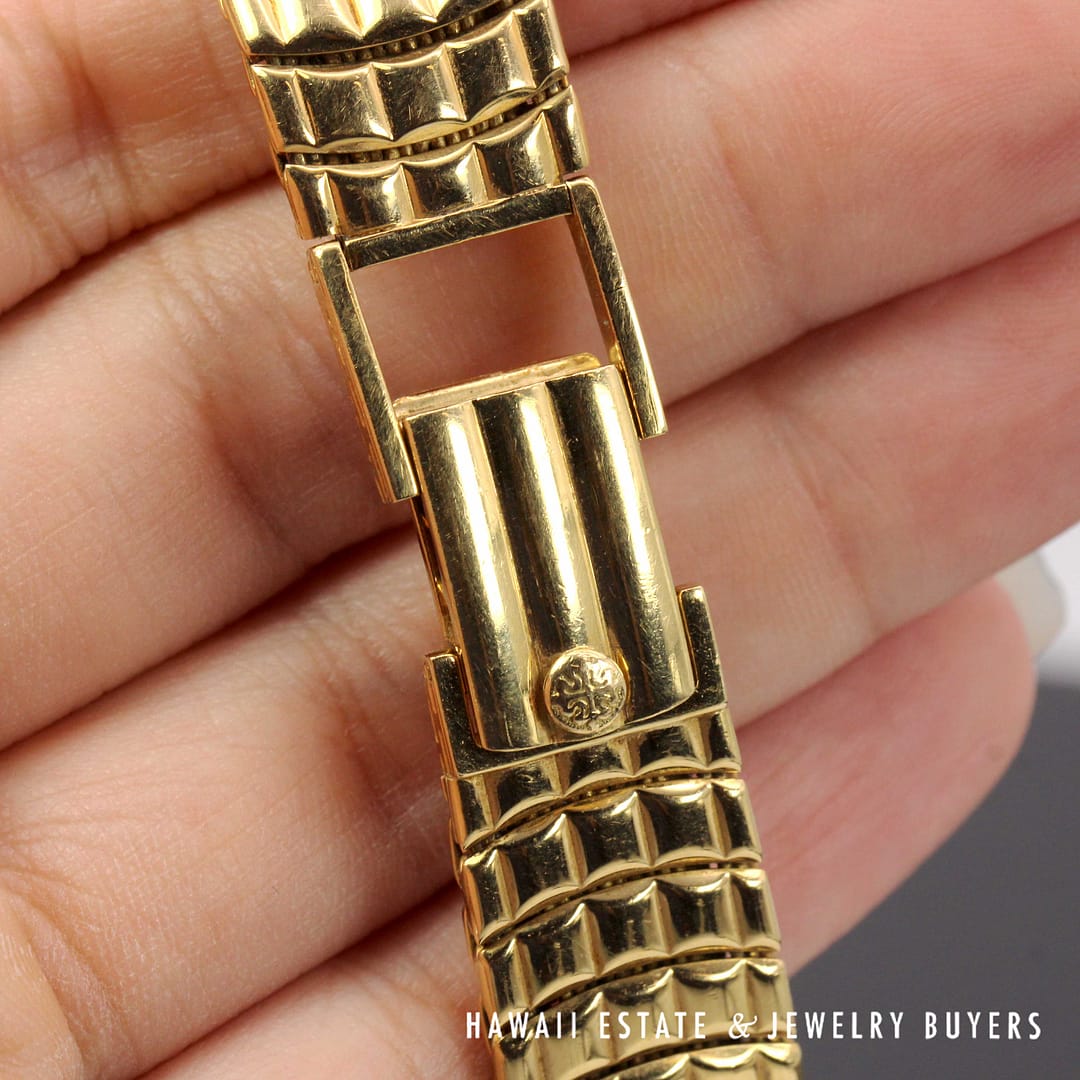 Patek Philippe 3848 Golden Ellipse Gents 18K Yellow Gold Watch Circa 1998 - Image 9