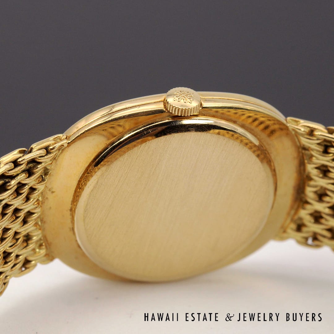 Patek Philippe 3848 Golden Ellipse Gents 18K Yellow Gold Watch Circa 1998 - Image 7