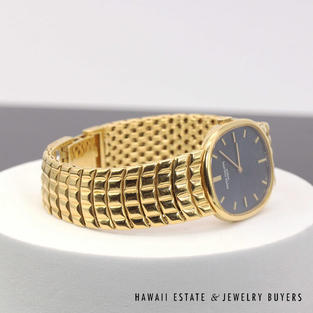 Patek Philippe 3848 Golden Ellipse Gents 18K Yellow Gold Watch Circa 1998 - Image 6