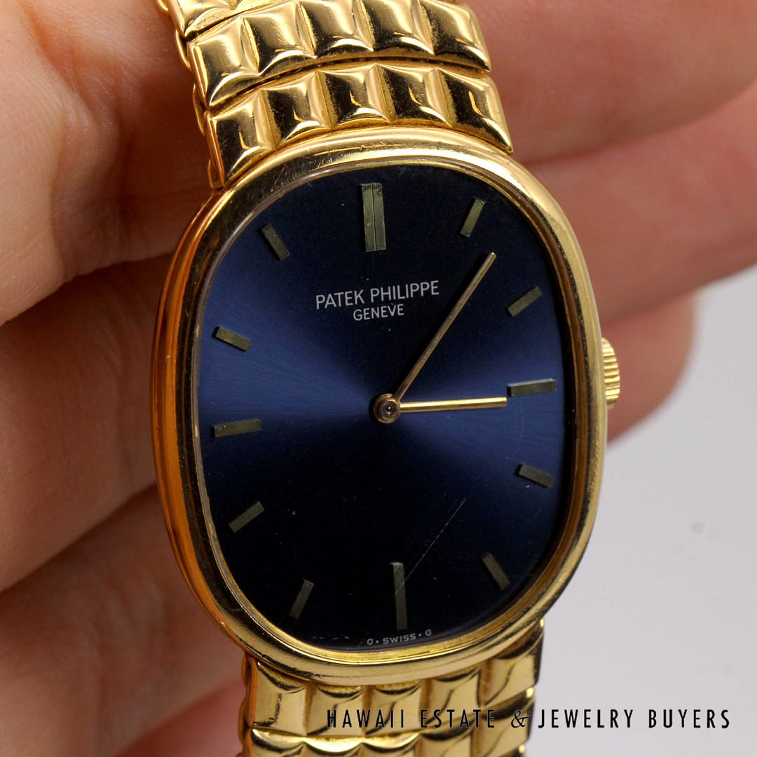 Patek Philippe 3848 Golden Ellipse Gents 18K Yellow Gold Watch Circa 1998 - Image 10