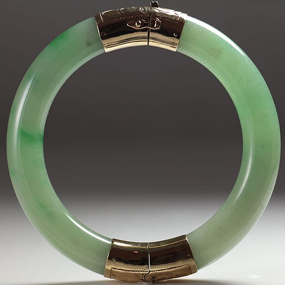 Original Ming's of Honolulu 14 Karat Gold Bangle Bracelet
