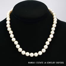Mikimoto 8.5-9mm Cultured Pearl Knotted Strand Necklace 16",