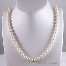 Ming's Hawaii Pearl Single Strand 14K Yellow Gold Necklace