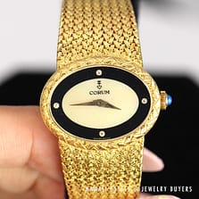Corum Ladies 18k Yellow Gold Watch with MOP Dial Manual