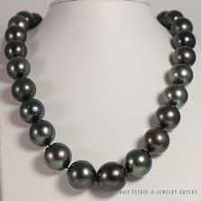 Estate Large 18mm South Sea Pearl Necklace