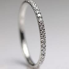 Michael B. Platinum Eternity Band