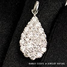 2.00ctw Diamond Platinum Pendant