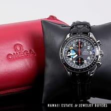 Omega Speedmaster Triple Date 39mm Stainless Steel on Leather Strap Gents Watch