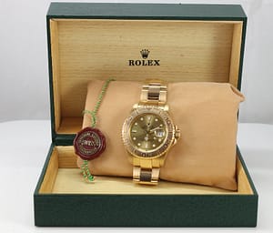 2001 Rolex 18K Yellow Gold Yacht Master - Image 4