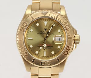 2001 Rolex 18k Yellow Gold Yacht Master