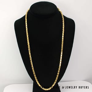 151g 22KYG Baht Chain 26 Inch - Image 2