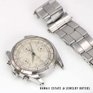 Rolex 1950s Stainless Steel Watch Ref. 6234 with Swiss Bracelet Ref. 7205