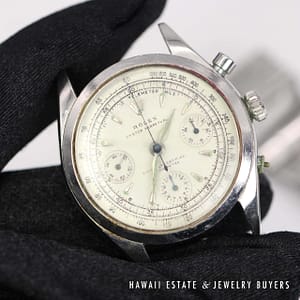 Rolex 1950s Stainless Steel Watch Ref. 6234 with Swiss Bracelet Ref. 7205 - Image 2