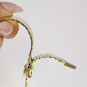 1.25ctw Sapphire & 0.50ctw Diamond 14K Yellow Gold Adjustable Buckle Bracelet - Image 10