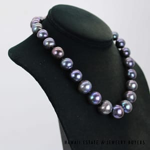 Tahitian Pearl Necklace Graduating 13.5Ð16.5mm, 17" - Image 2
