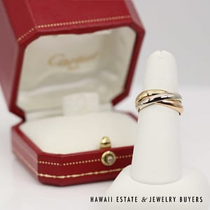 Cartier Les Must De Trinity Ring Size 51 With Box