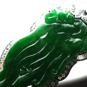 Jade White Gold With Stones