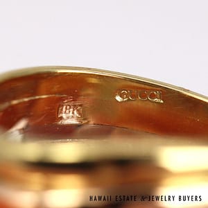 Gucci 18K TriColor Gold Wave Band Ring SIZE 5.5 #022824-03 - Image 9