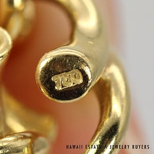 Georg Jensen 18K Yellow Gold and Diamond Magic Bracelet SIZE 6.75 #3084-01 - Image 8
