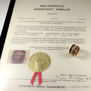 NATURAL RUBY & 2.79CTW DIAMOND 18K YELLOW GOLD BEAD ETERNITY RING SIZE 6.25 - Image 3