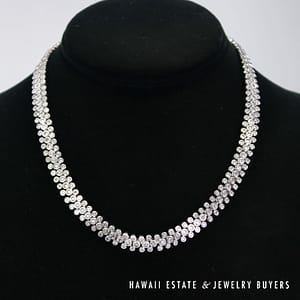 10.76ctw SI/HI Diamond 16" Necklace and 7.25" Bracelet set - Image 2