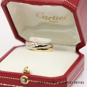 Cartier Les Must De Trinity Ring Size 51 With Box - Image 8