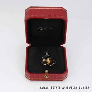 Cartier 18K Two-Tone Gold Four Leaf Clover Mobile Charm Pendant w/ Box #3121-04 - Image 12