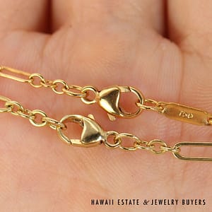 Tiffany & Co 18K Yellow Gold Heart Bracelet and Necklace Set with Pouch #3121-03 - Image 9