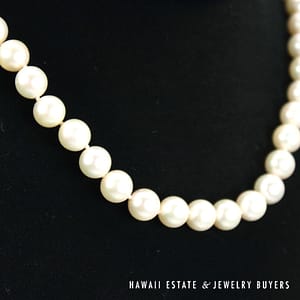 Mikimoto 8.5-9mm Cultured Pearl Knotted Strand Necklace 16", - Image 2