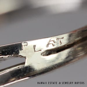 Platinum 3.25ctw Marquis Diamond Ballerina Ring SIZE 4.5 #DH0224-01 - Image 10