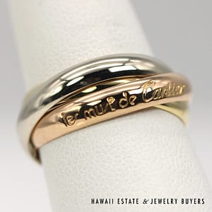 Cartier Les Must De Trinity Ring Size 51 With Box - Image 2