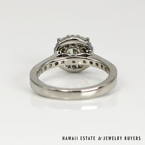 Platinum and I/VS2 Diamond Ring SIZE 6 #2789-01 - Image 5