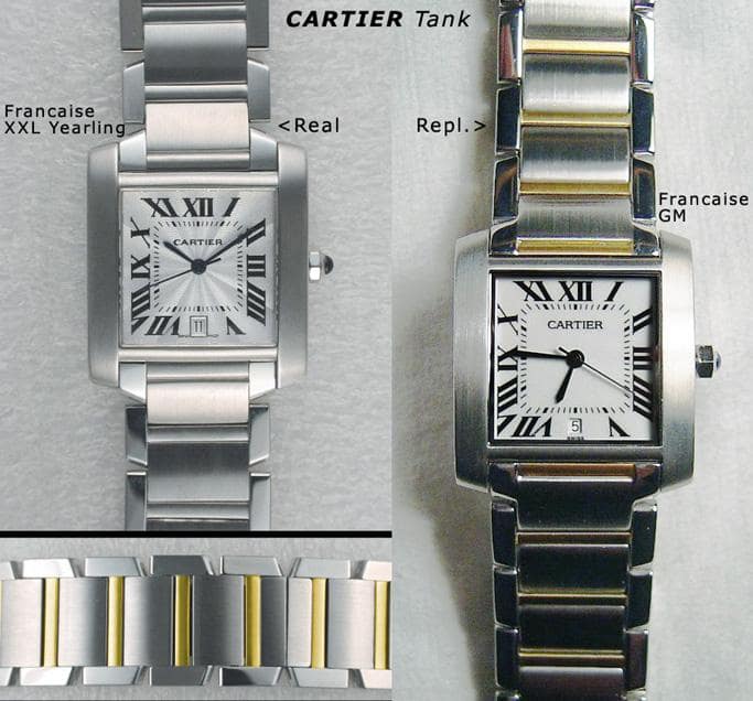 Image from Watchreport.co: it is true that replicas are often spotted because something looks... "off". Nothing too obvious, but it looks different than how you feel it should. Checking the color of the hands is a big way to tell if a piece is a replica or has been altered.