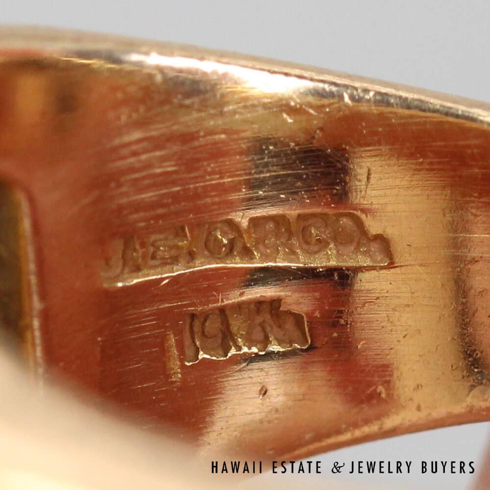 Antique 10K Yellow Gold 1935 Class Ring SIZE 4 #2806-01 - Image 10