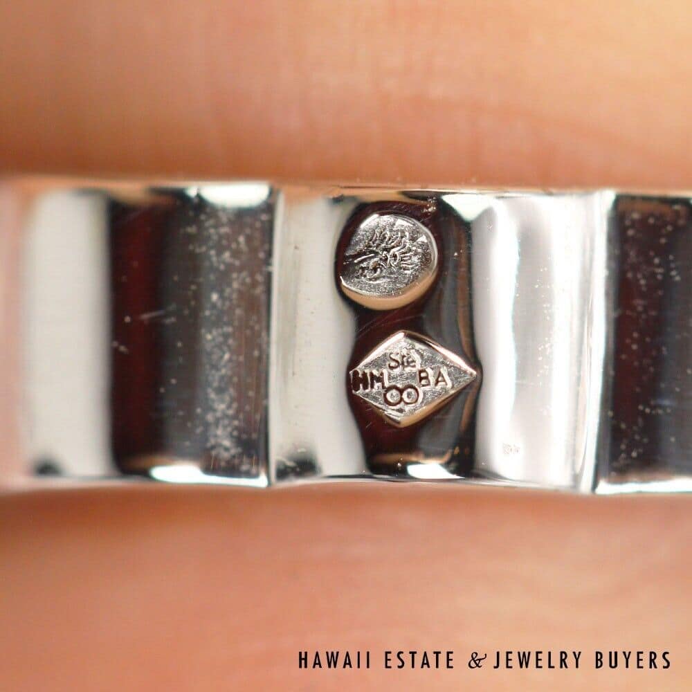 Chanel 18K White Gold Camelia Diamond Ring SIZE 48 (US size 4.5) *3069-02 - Image 5