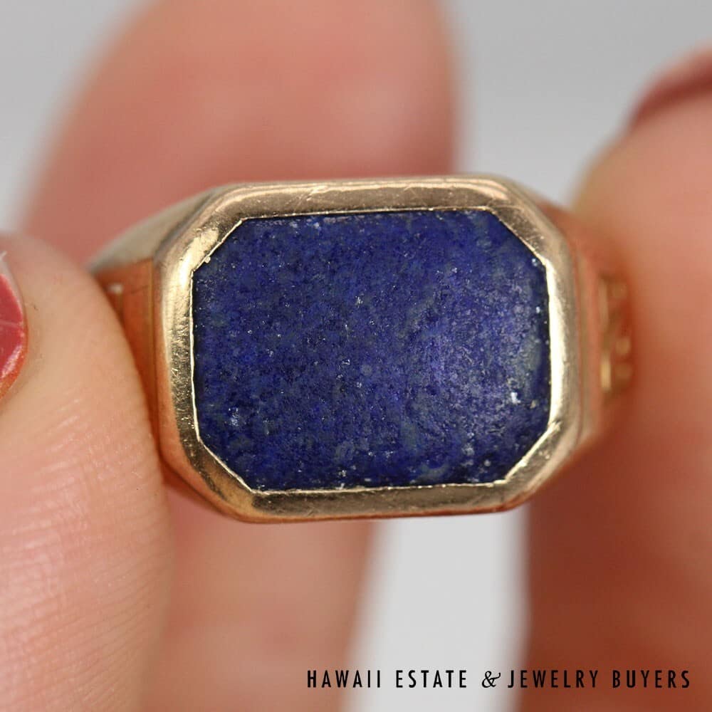 Antique 10K Yellow Gold 1935 Class Ring SIZE 4 #2806-01 - Image 8