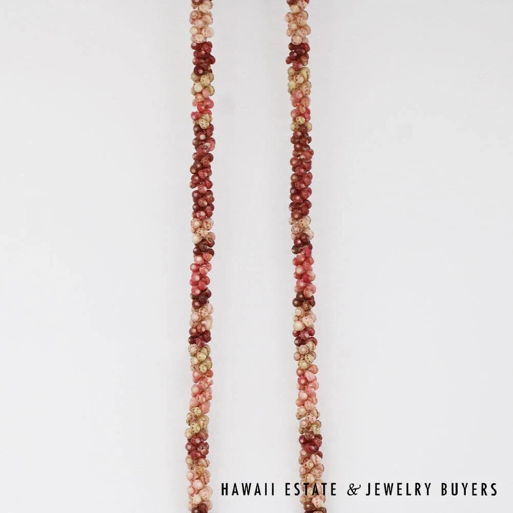 Ni'ihau Shell Choker Necklace and Earring Set: Kahelelani 18 inches #070621-01 - Image 5