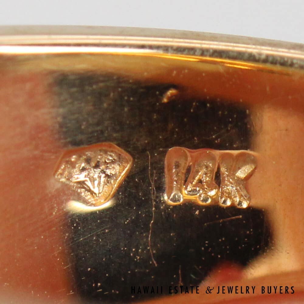 14K Yellow Gold Ruby and Diamond Channel Set Ring SIZE 7.5 #SC021722-01 - Image 11