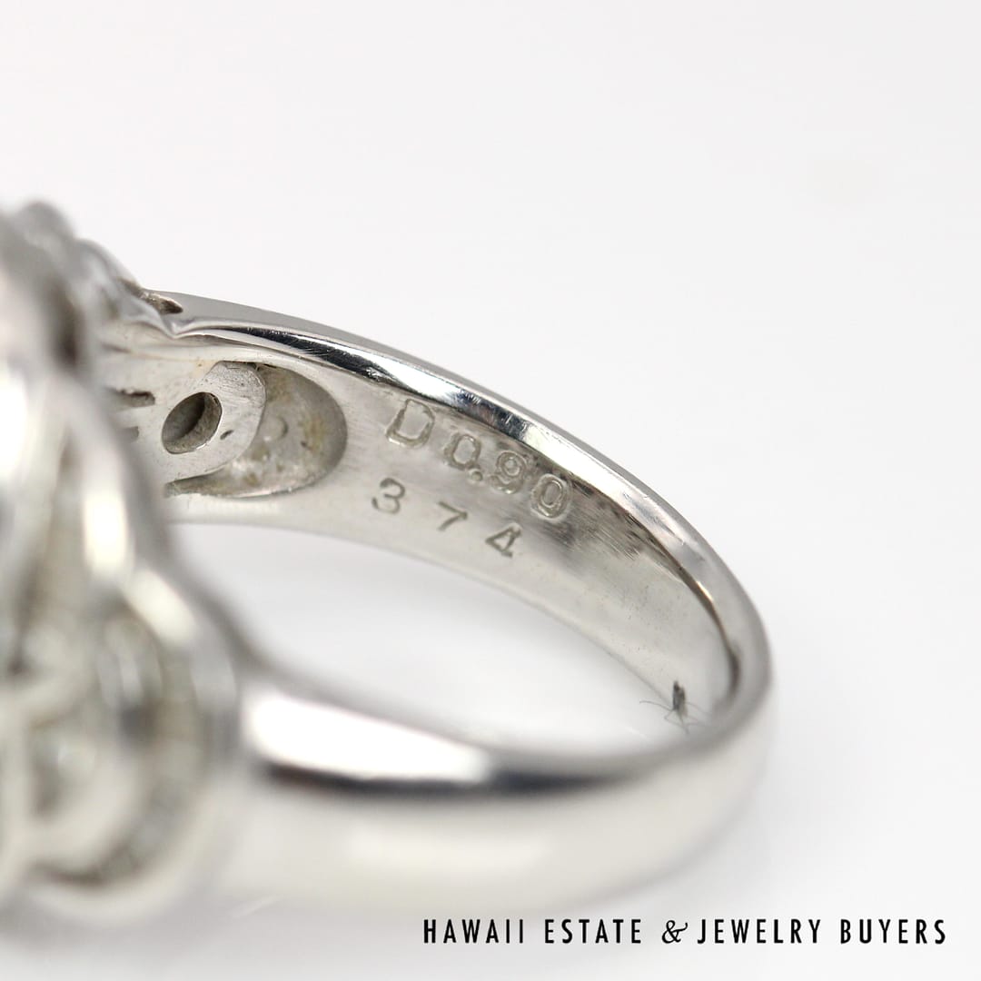 GIA Natural 3.74ct Ruby Cabochon 0.90ctw Baguette Diamond Ring Platinum Size 6.5 - Image 8