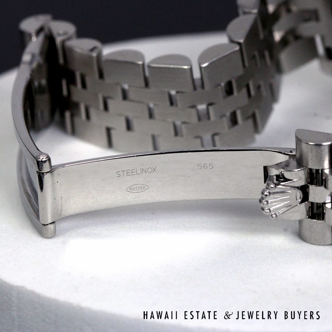 Rolex 31mm Salmon Dial Roman Numeral Jubilee Watch REF 178274 Stainless Steel Circa 2011-2019 With Box - Image 11