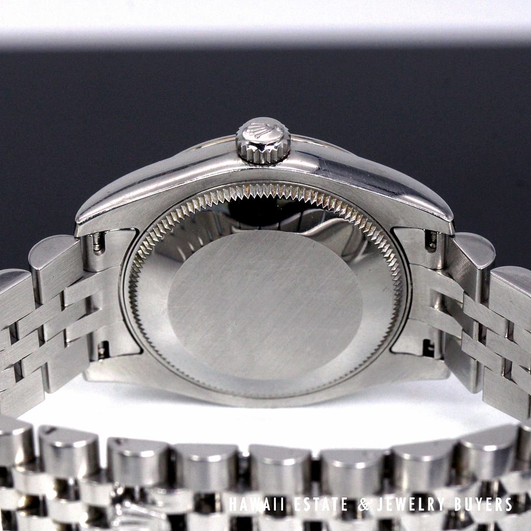 Rolex 31mm Salmon Dial Roman Numeral Jubilee Watch REF 178274 Stainless Steel Circa 2011-2019 With Box - Image 7