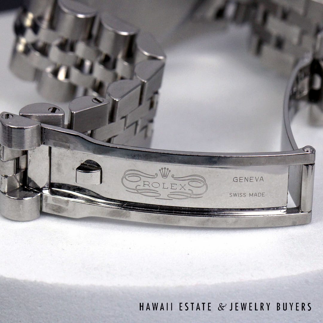 Rolex 31mm Salmon Dial Roman Numeral Jubilee Watch REF 178274 Stainless Steel Circa 2011-2019 With Box - Image 10