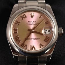 Rolex DateJust Salmon Mid Size Ladies