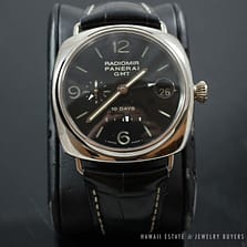 PANERAI RADIOMIR LIMITED EDITION (250*) 10 DAYS GMT WHITE GOLD WATCH PAM 235