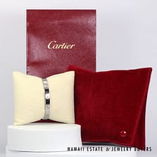 Cartier Love Bracelet 18K White Gold Size 16 With Pouch