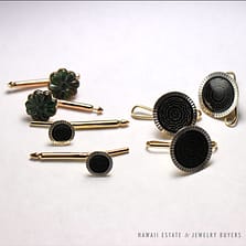 ASSORTED MEN'S CUFF LINKS & REPLACEMENT FASHION BUTTONS