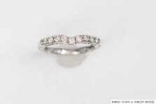 1.9g 14KWG 0.40ctw DIAMOND FITTED BAND SIZE 4.5