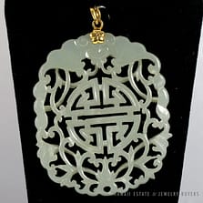 CHING DYNASTY GREAT CARVING MUTTON FAT BAT GOOD LUCK SYMBOL PENDANT